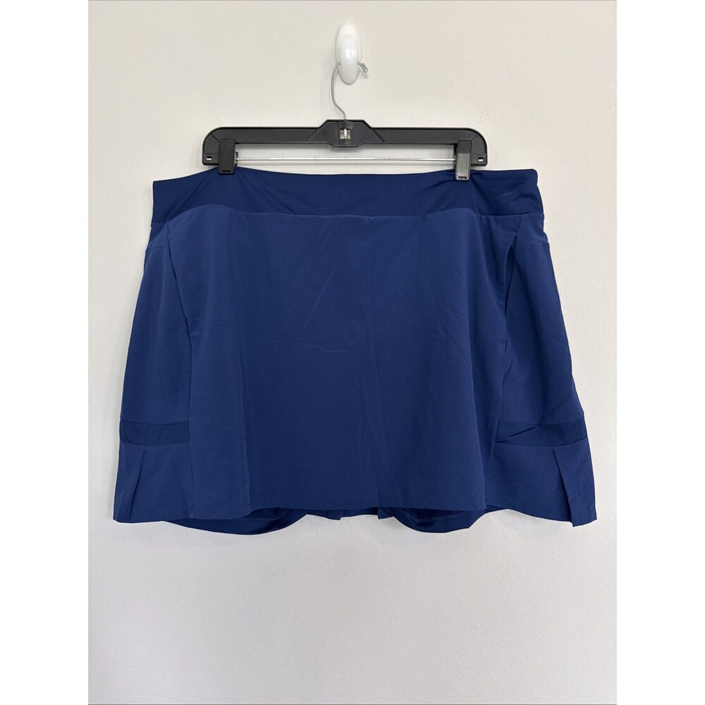 NWT Nike Standard Fit Women’s Golf Skort Navy 2XL Pleated Back